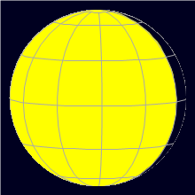 Appearance of the Moon, celestial north is upwards