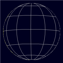 Appearance of the Moon, celestial north is upwards