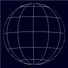 Appearance of the Moon, celestial north is upwards