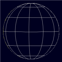 Appearance of the Moon, celestial north is upwards