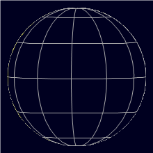 Appearance of the Moon, celestial north is upwards